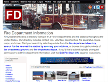 Tablet Screenshot of firedepartment.net